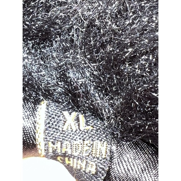 Iman Faux Fur Black Women Coat‎ Size XL - Picture 4 of 11